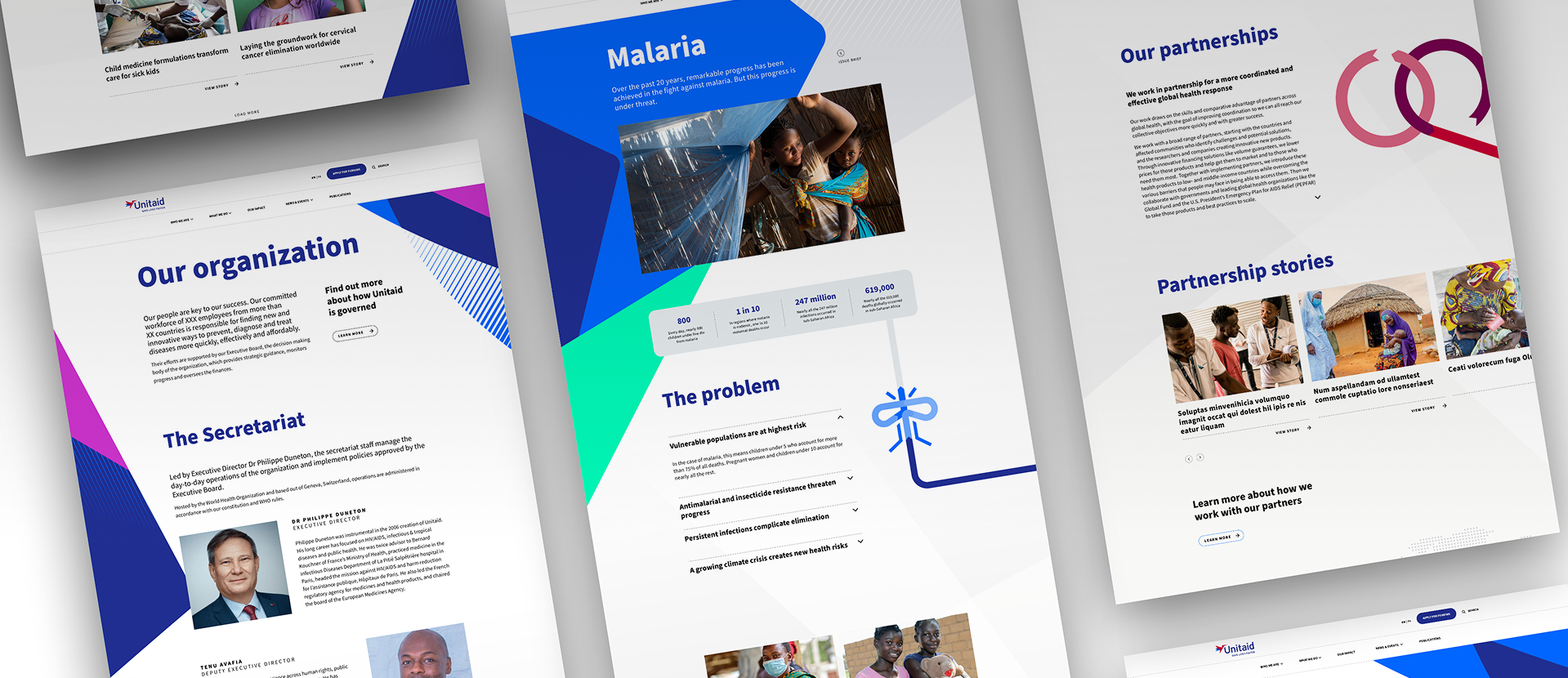 Unitaid – Website development